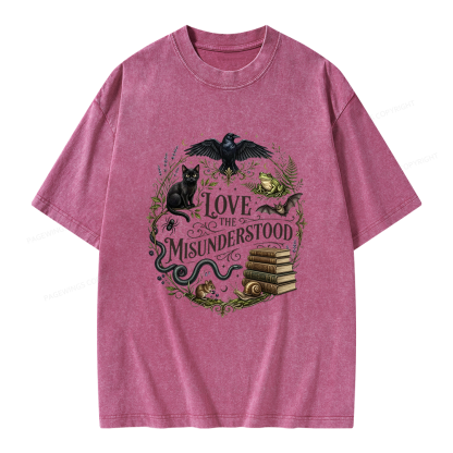 Pagewings Love the Misunderstood Unisex Washed T-shirt