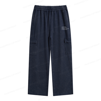 Pagewings Read Books Drink Coffee Dismantle Systems of Oppression Unisex Washed Cargo Sweatpants