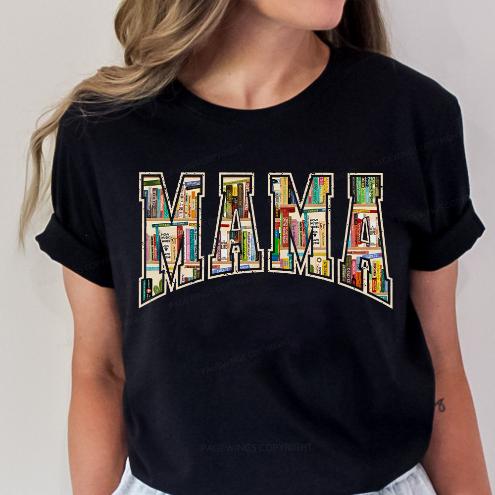 Pagewings About MAMA's Bookshelf Unisex Classic T-shirt