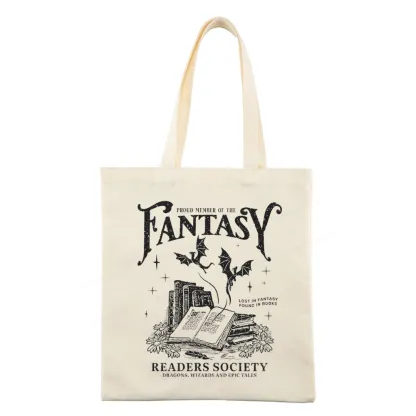 Pagewings Fantasy Readers Society Tote Bag
