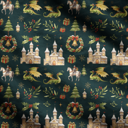Pagewings Christmas Book Dragon Women's Cardigan Sweater