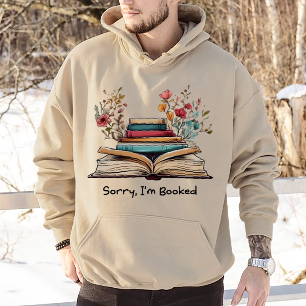 Pagewings Sorry I'm Booked Unisex Classic Hoodie