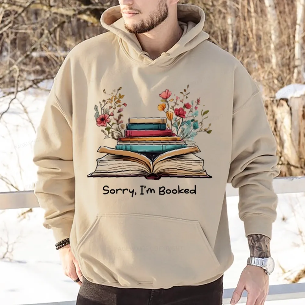 Pagewings Sorry I'm Booked Unisex Classic Hoodie