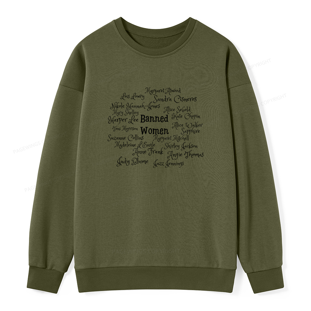 Pagewings Banned books Unisex Classic Sweatshirt