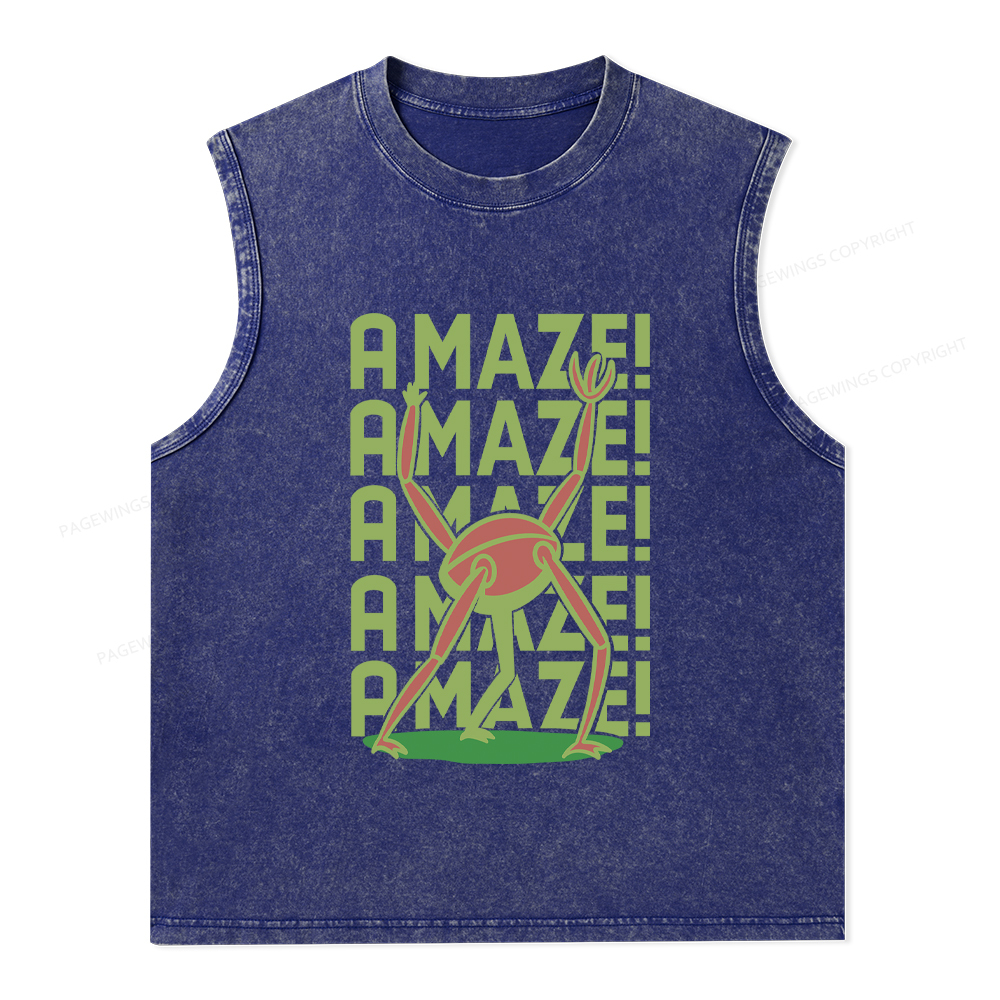 Pagewings Rocky Amaze Unisex Washed Tank Top