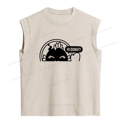 Pagewings Sci-Fi Book Lover Women's Washed Tank Top