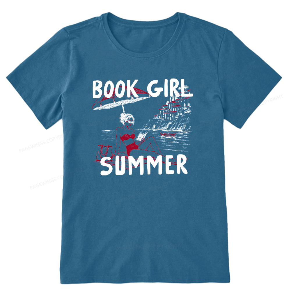 Pagewings Book Girl Summer Unisex Classic T-shirt