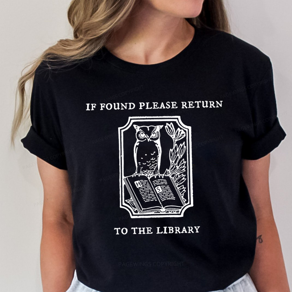 Pagewings Librarian Gift Owl Book Shirt Unisex Classic T-shirt