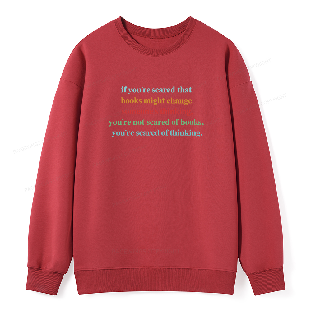 Pagewings Censorship Social Justice Shirt Booktrovert Unisex Classic Sweatshirt