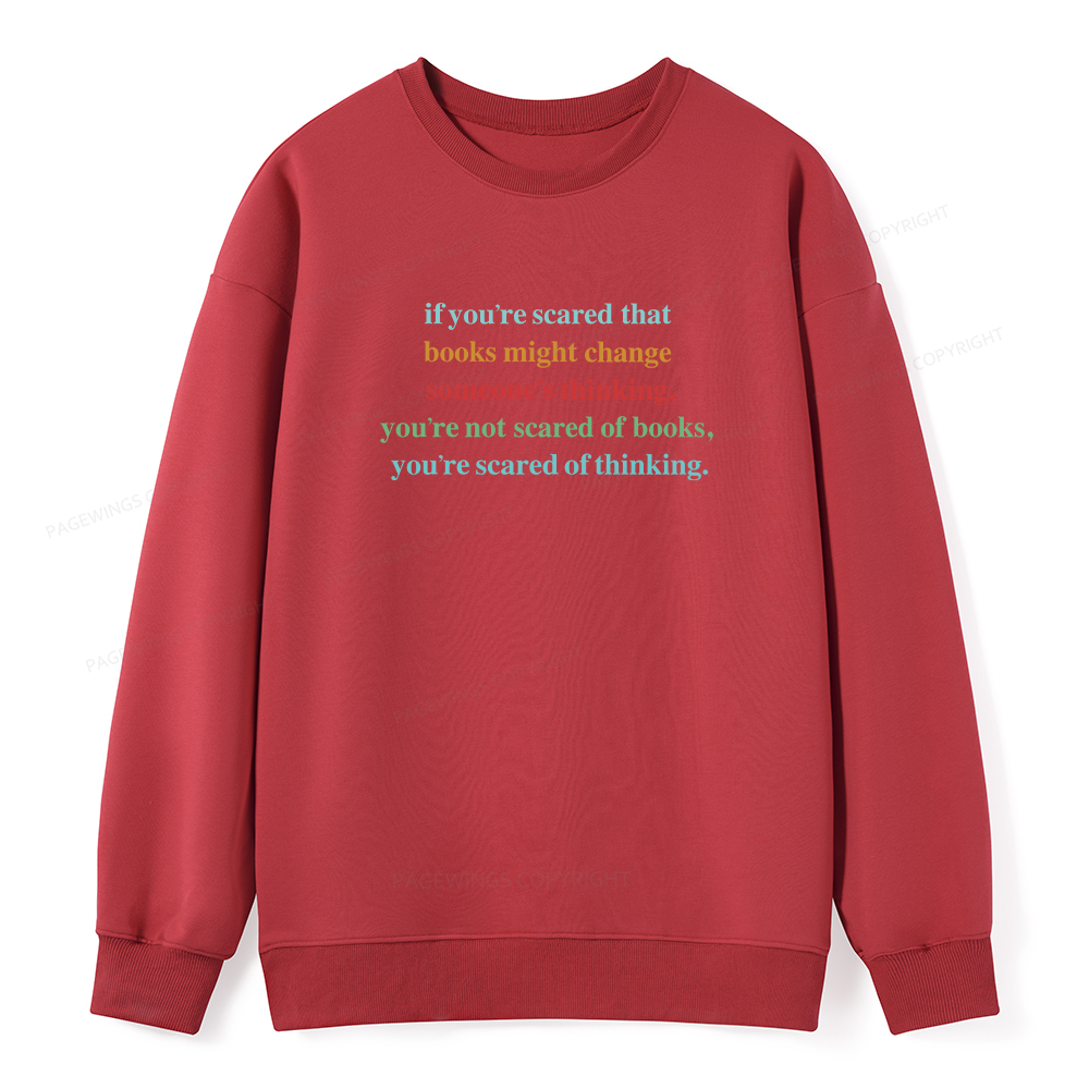 Pagewings Censorship Social Justice Shirt Booktrovert Unisex Classic Sweatshirt