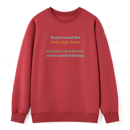 Pagewings Censorship Social Justice Shirt Booktrovert Unisex Classic Sweatshirt