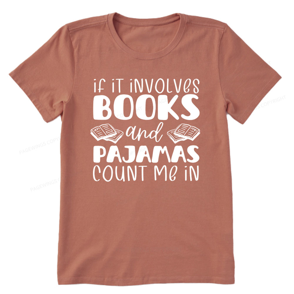 Pagewings Books And Pajamas Unisex Classic T-shirt