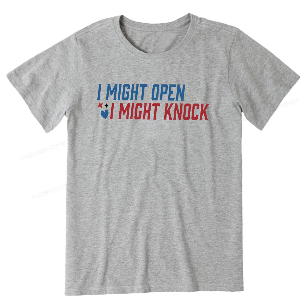 Pagewings I Might Knock Unisex Classic T-shirt