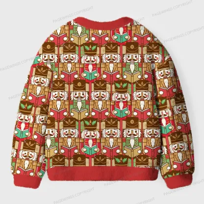 Pagewings Cozy Reading Unisex Ugly Cardigan Sweaters