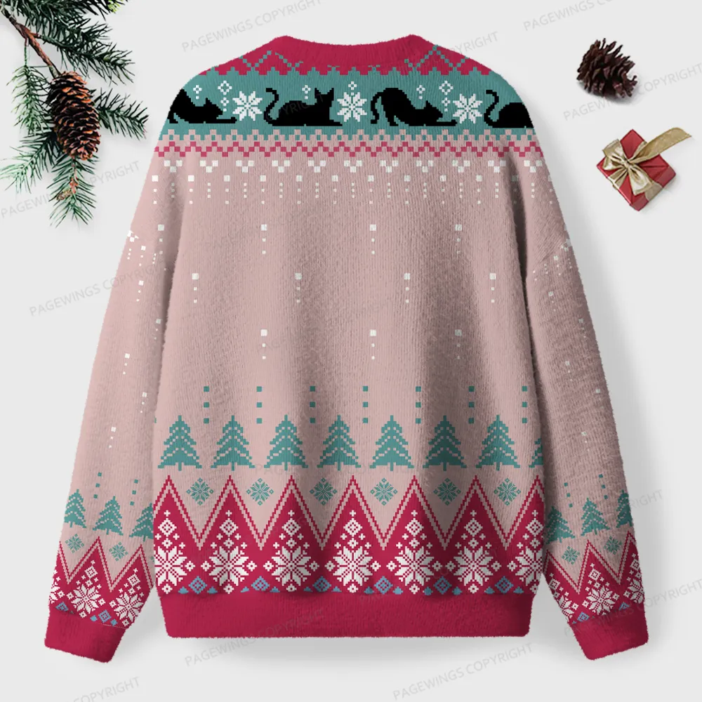 Pagewings What Unisex Ugly Knit Sweatshirt