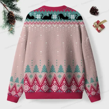Pagewings What Unisex Ugly Knit Sweatshirt