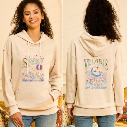 Pagewings Velaris City Of Starlight ACOTAR Two-Sided Unisex Classic Hoodie