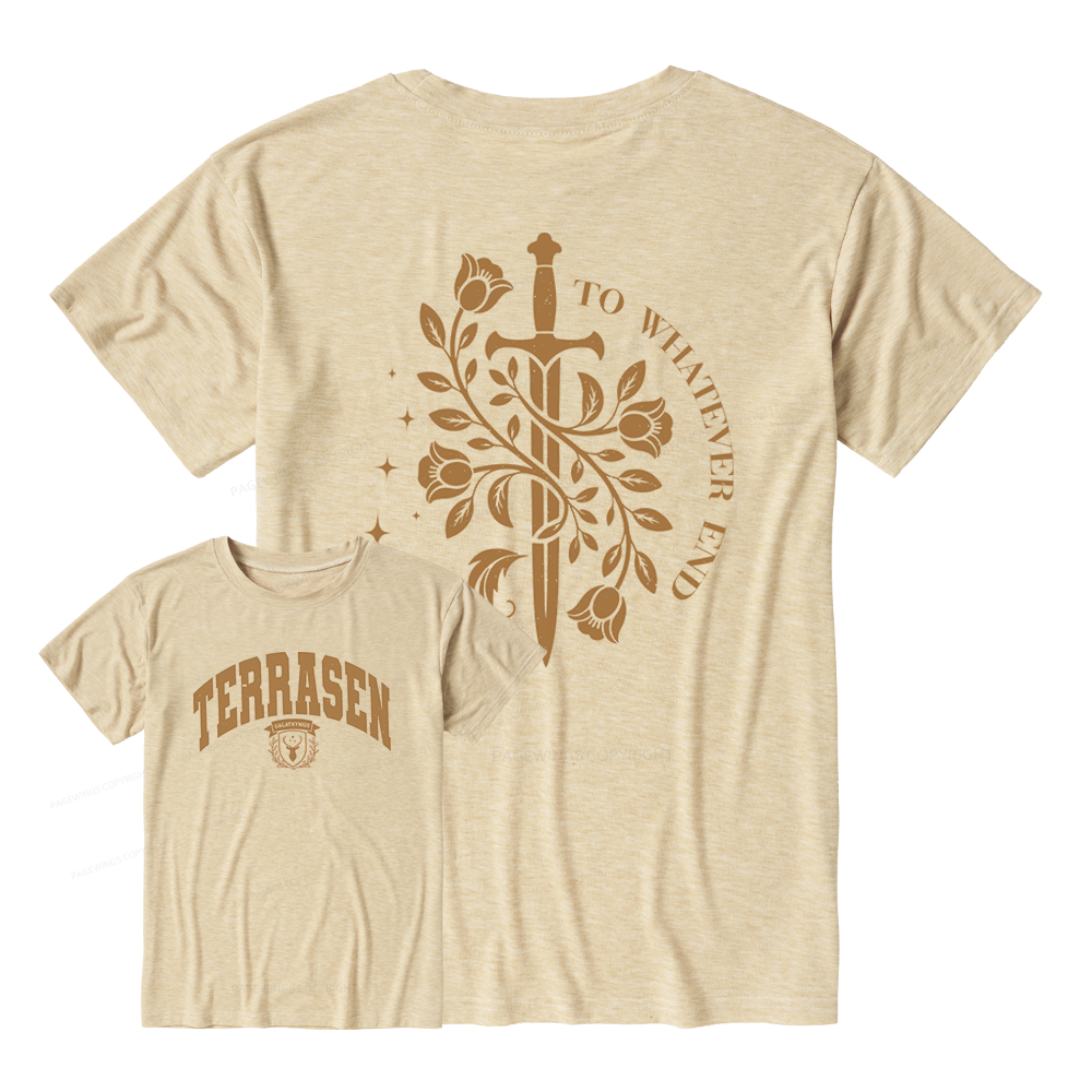 Pagewings Fantasy Novel Lovers Unisex Heather T-Shirt