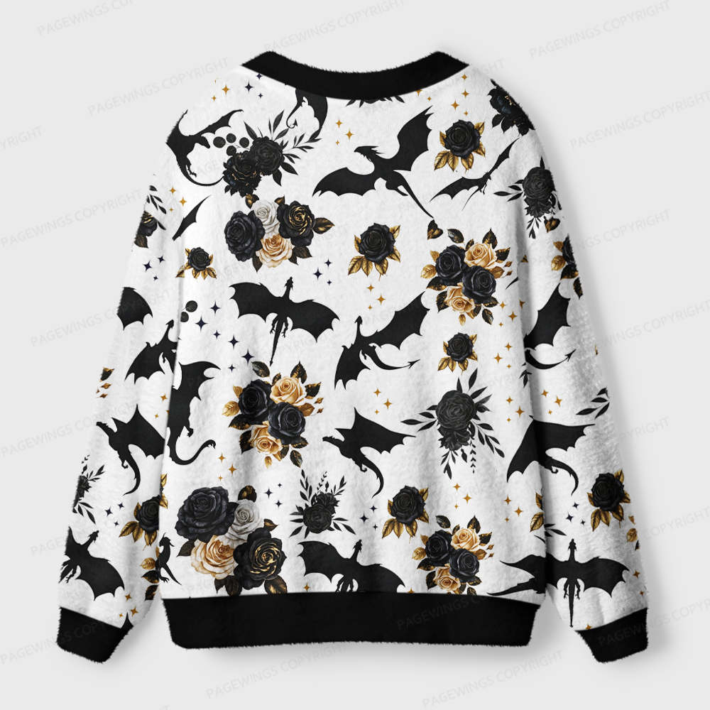 Pagewings Fantasy Bookish Light Knit Unisex Cardigan Sweaters