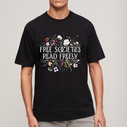 Pagewings Free Societies Read Freely Unisex Classic T-shirt