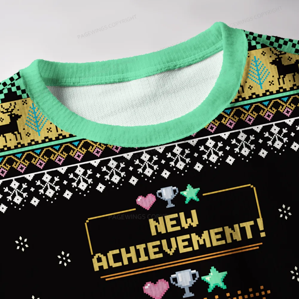 Pagewings New Achievement Unisex Ugly Knit Sweatshirt