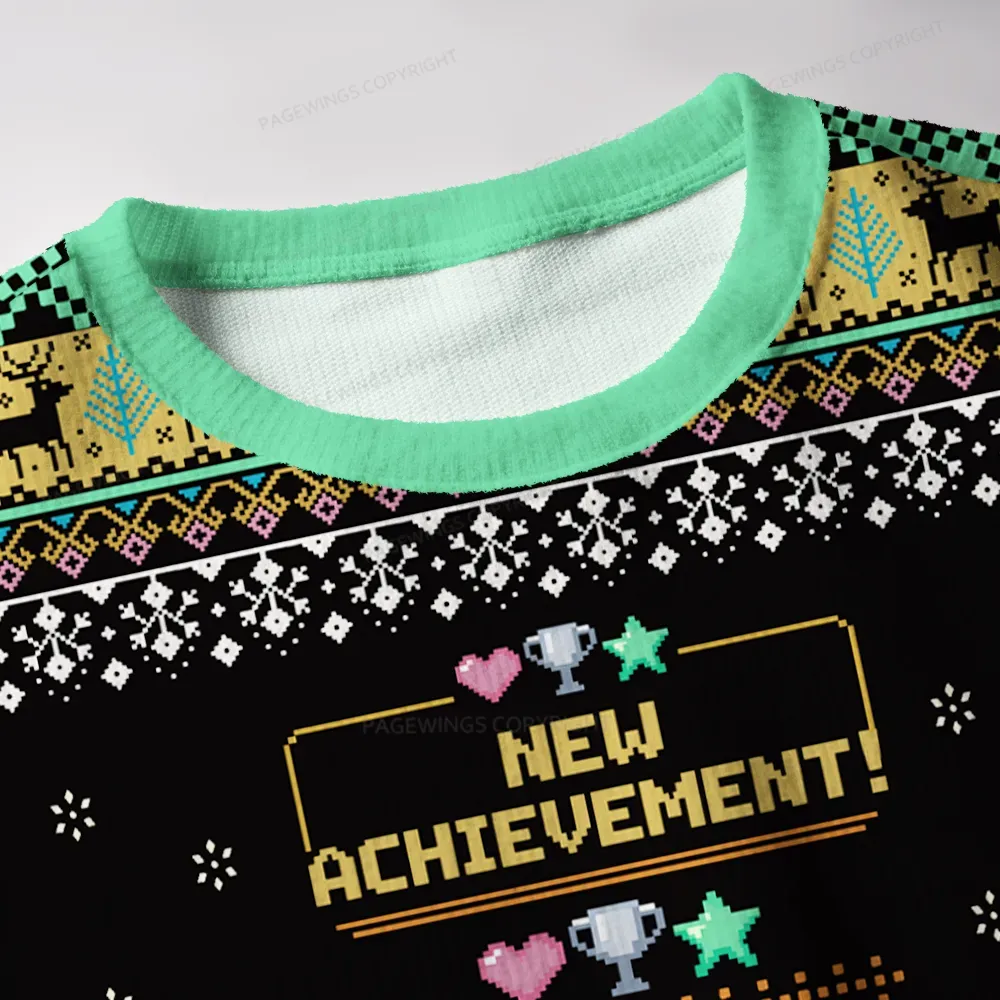 Pagewings New Achievement Unisex Ugly Knit Sweatshirt