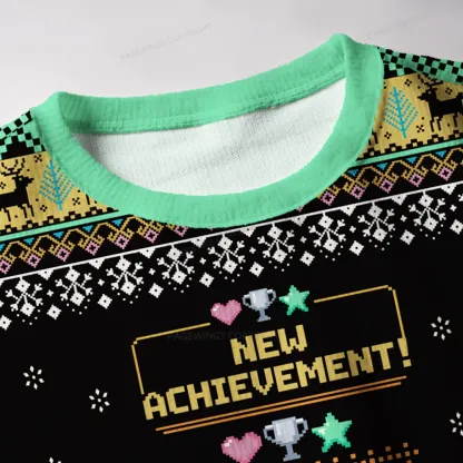 Pagewings New Achievement Unisex Ugly Knit Sweatshirt
