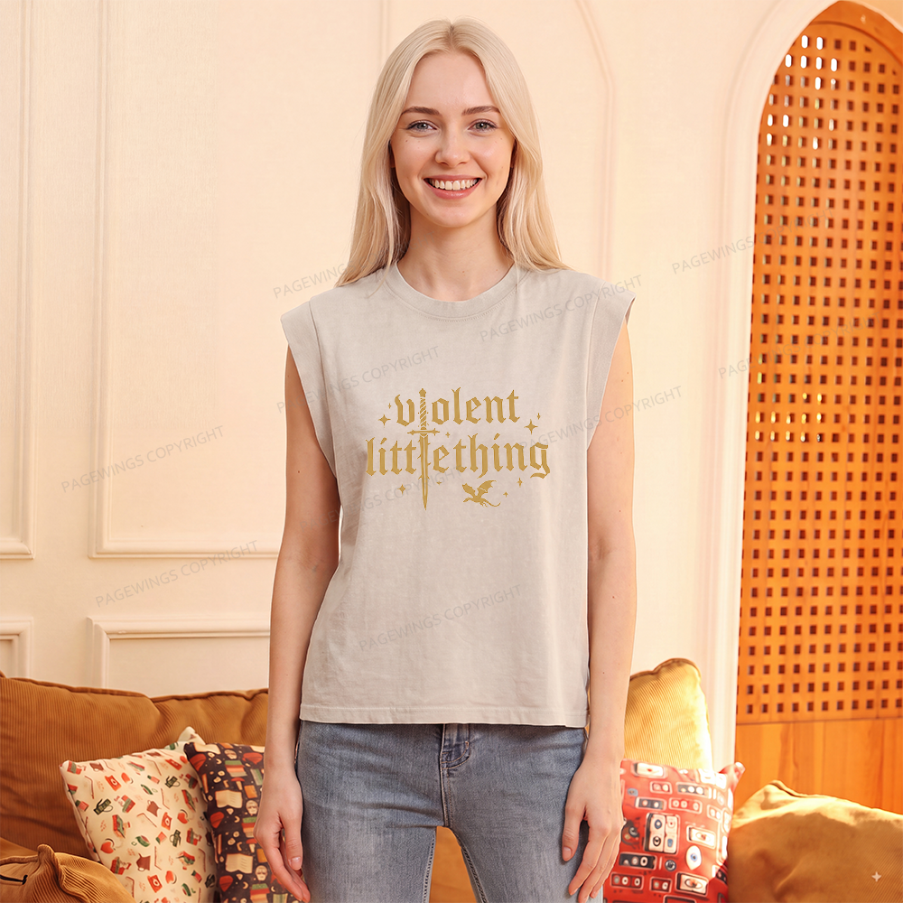 Pagewings Fantasy Reader Women's Washed Tank Top