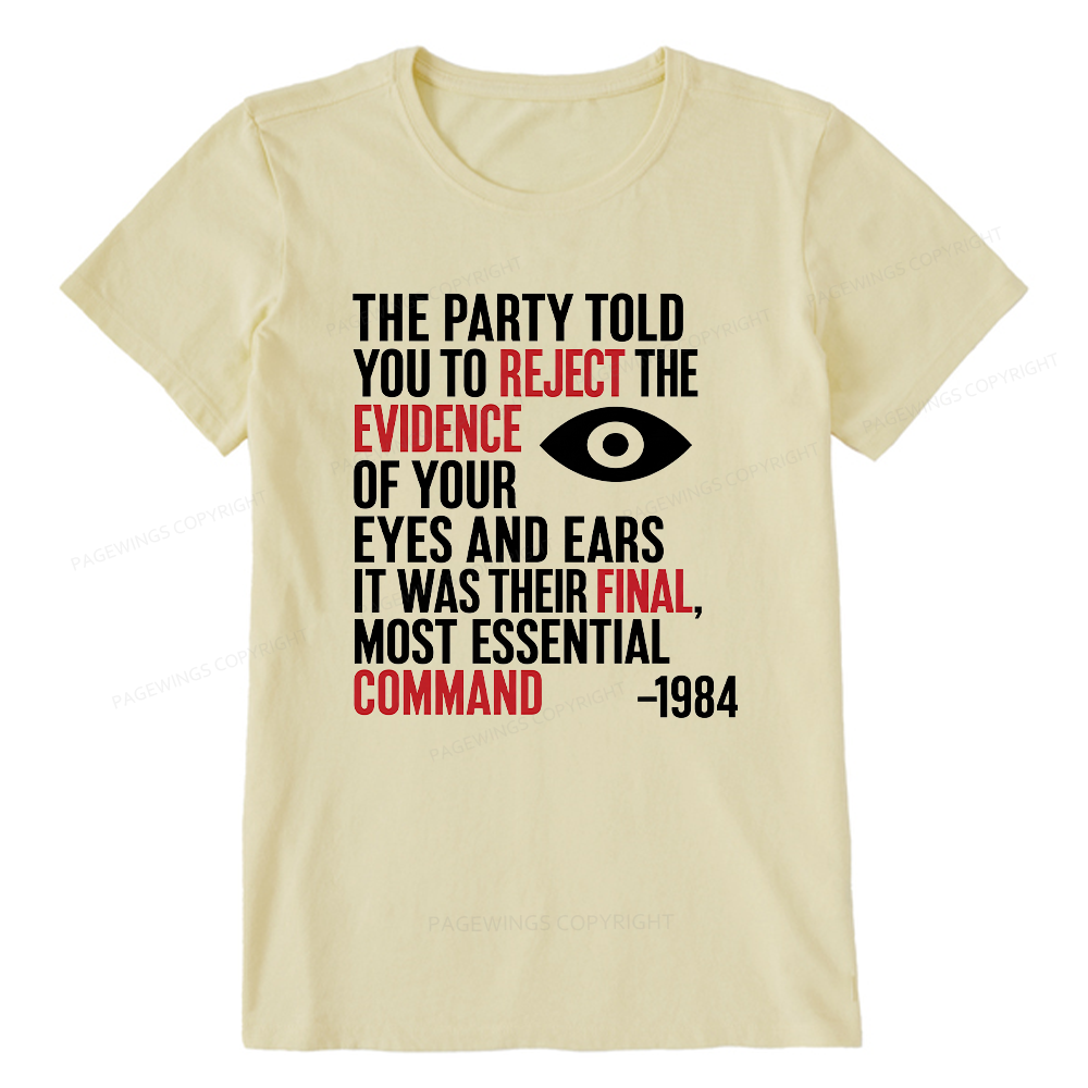 Pagewings Dystopia Quote Unisex Classic T-shirt