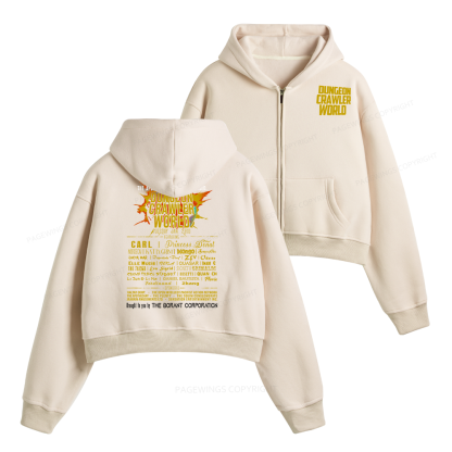 Pagewings Fuel Your Imagination With Sci Fi World Tour Fleece Zip-Up Hoodie
