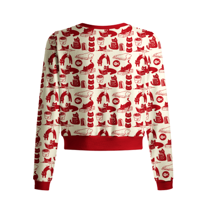 Pagewings Book Lover Crew Neck Cardigan Sweaters