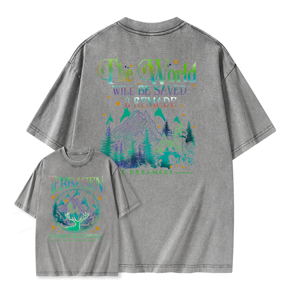 Pagewings Terrasen Unisex Washed T-shirt