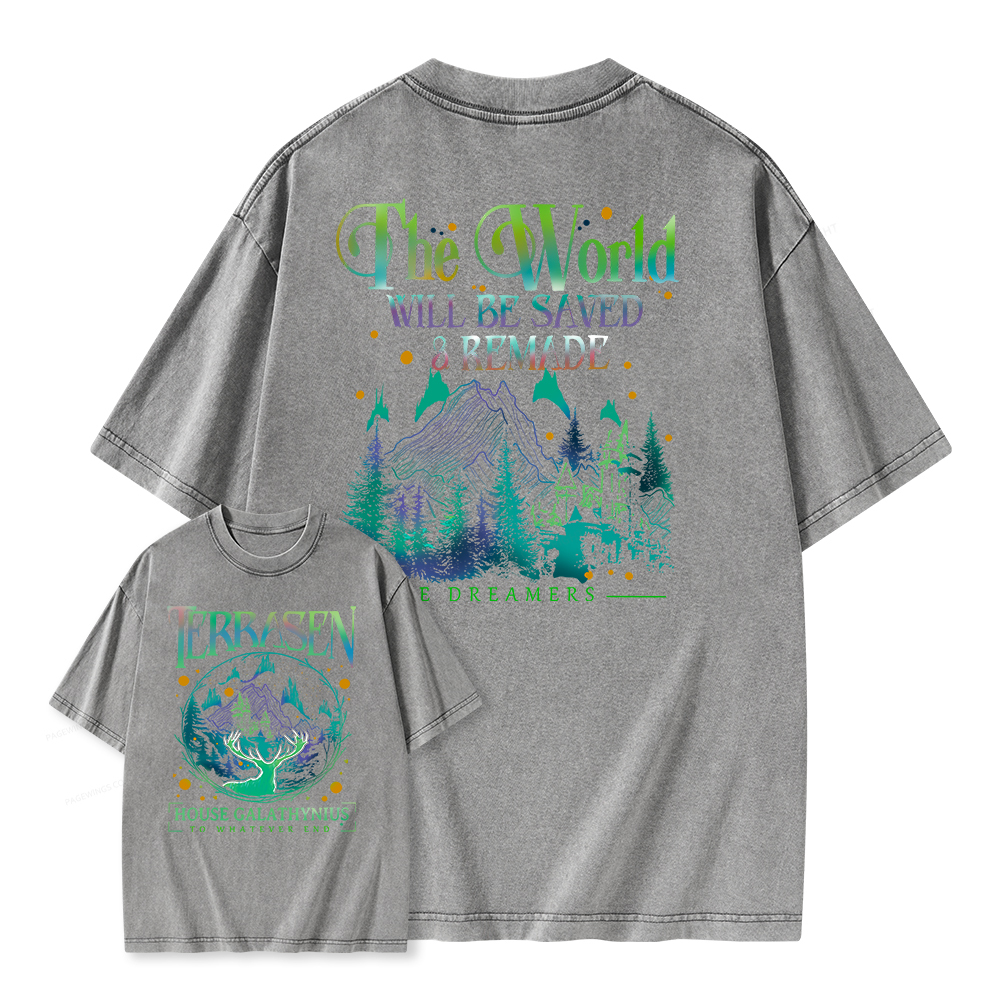 Pagewings Terrasen Unisex Washed T-shirt
