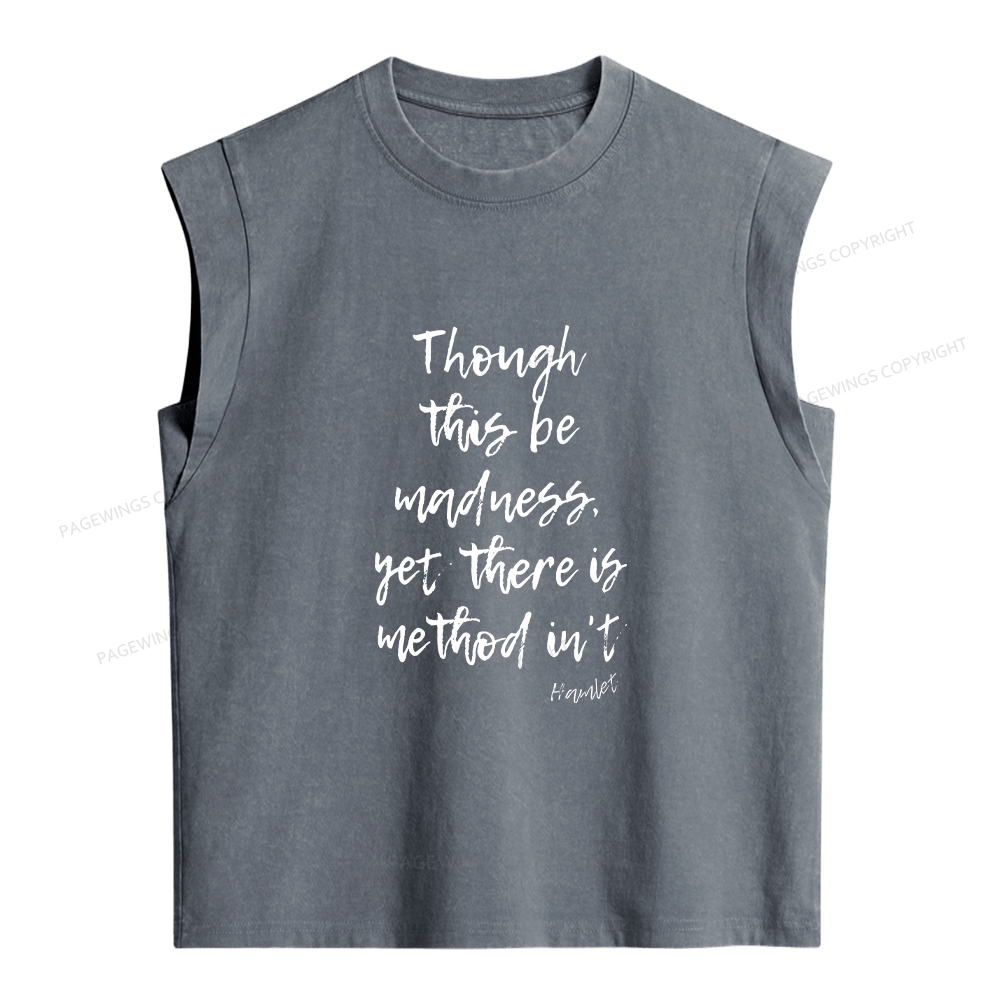 Pagewings Shakespeare Quotes Bookish Women's Washed Tank Top