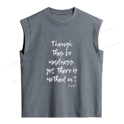Pagewings Shakespeare Quotes Bookish Women's Washed Tank Top