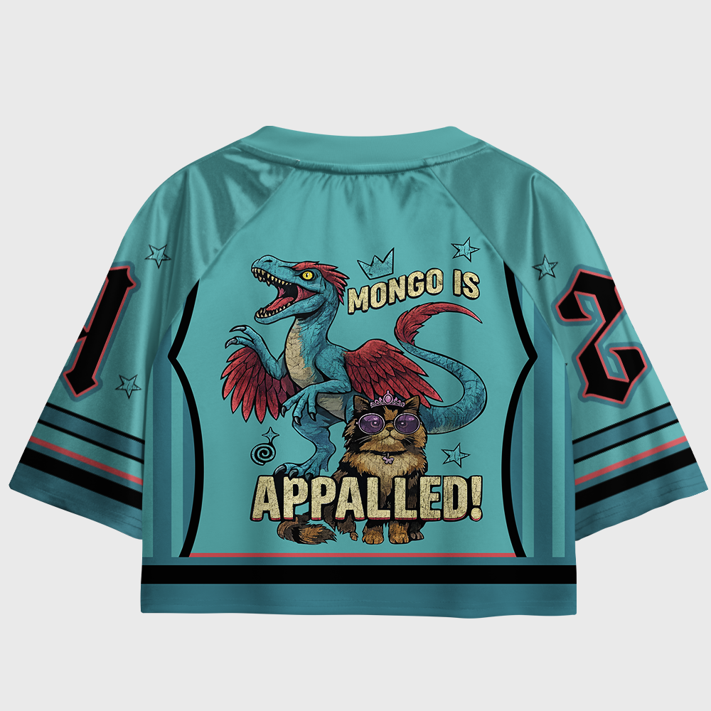 Pagewings Mongo Is Appalled Women's Cropped Jersey