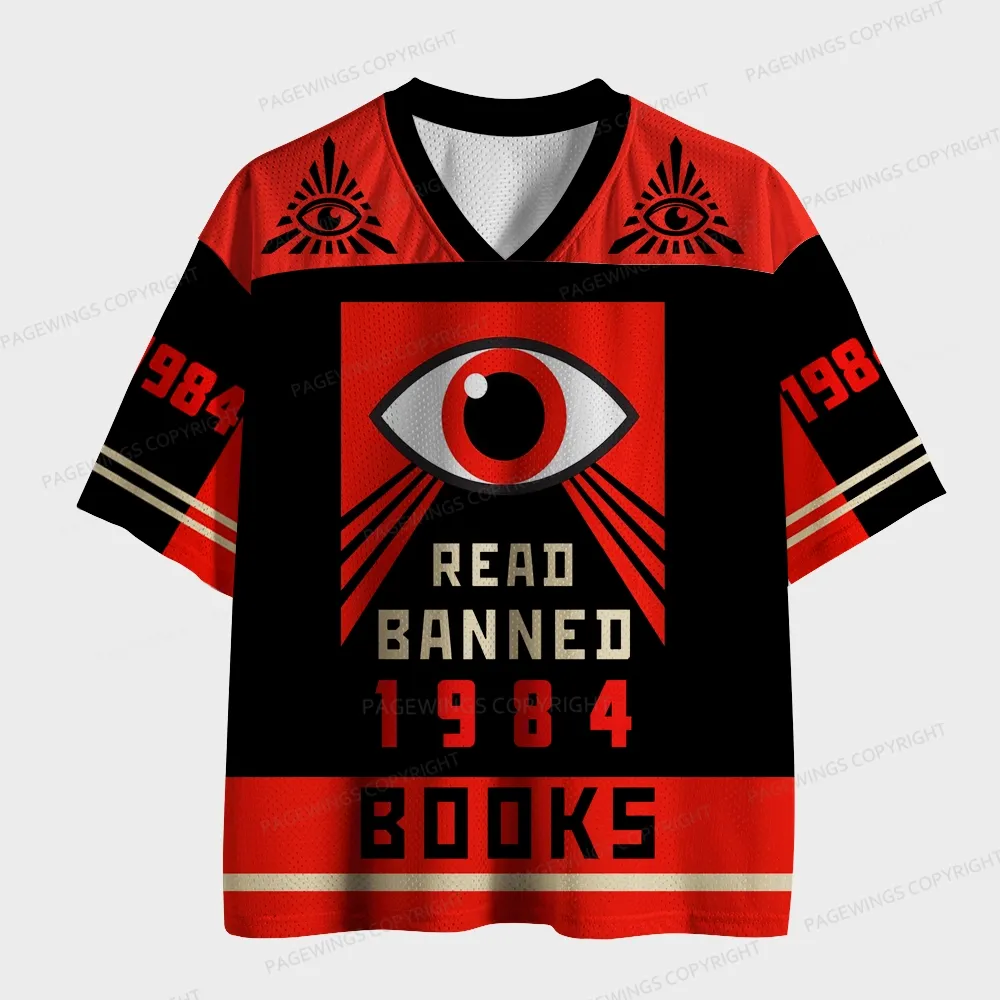 Pagewings The Books Are To Remind Us What Asses Unisex Mesh Jersey