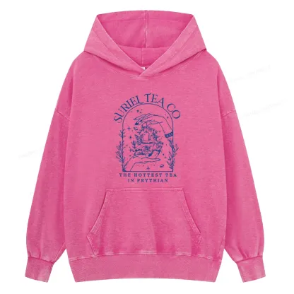 Pagewings A Court Of Thorns And Roses Unisex Washed Hoodie