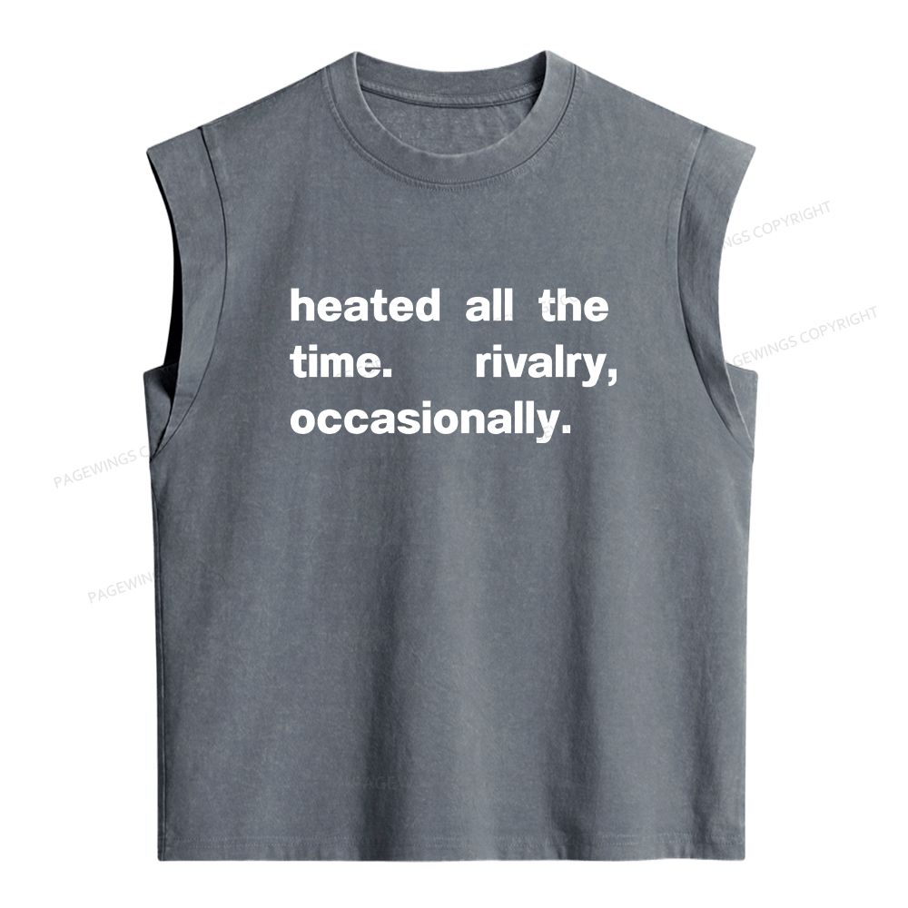 Pagewings The Time Rivalry Occasionally Women's Washed Tank Top