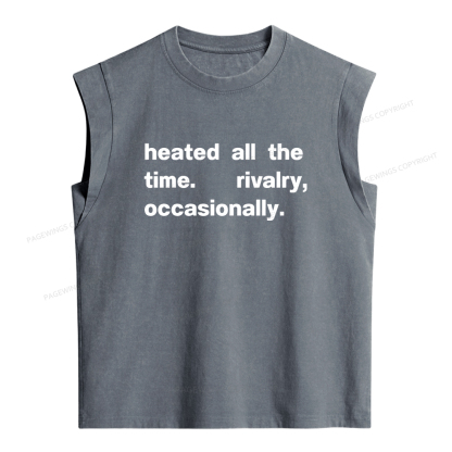 Pagewings The Time Rivalry Occasionally Women's Washed Tank Top