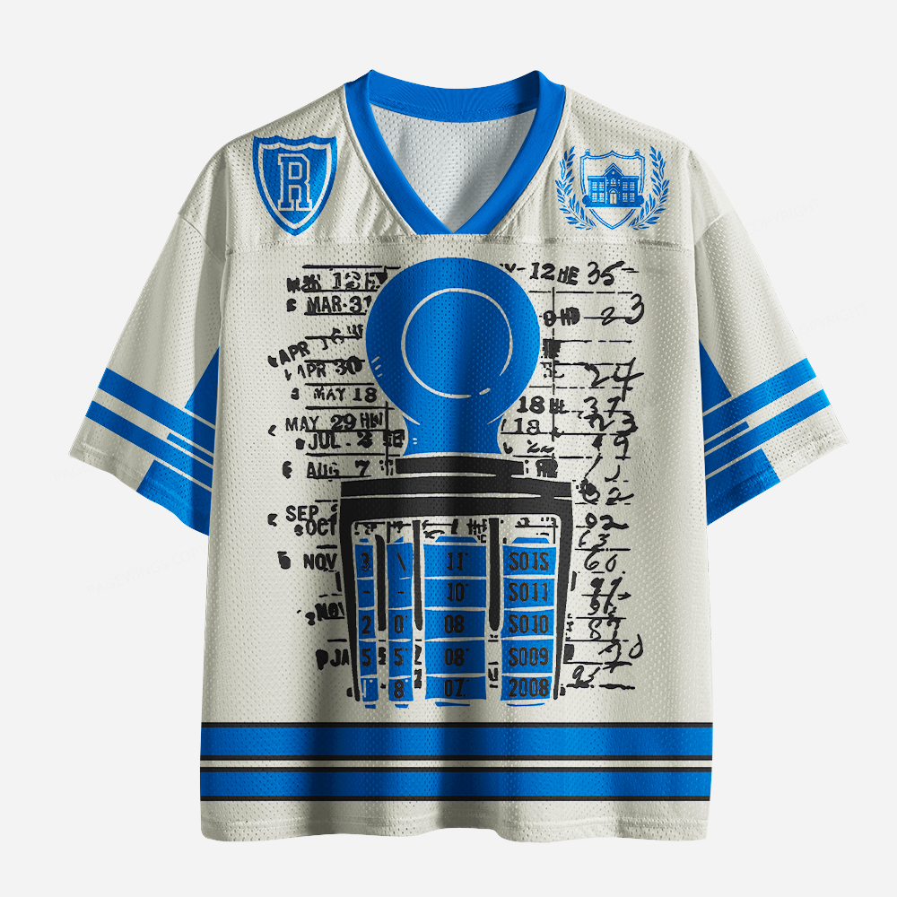 Pagewings Public Libraries Unisex Mesh Jersey