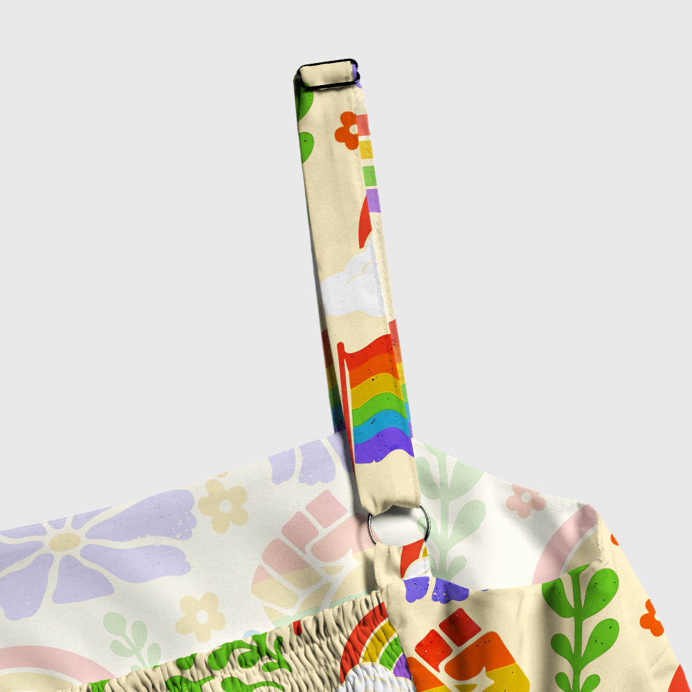 Pagewings Book Rainbow  Maxi Dress
