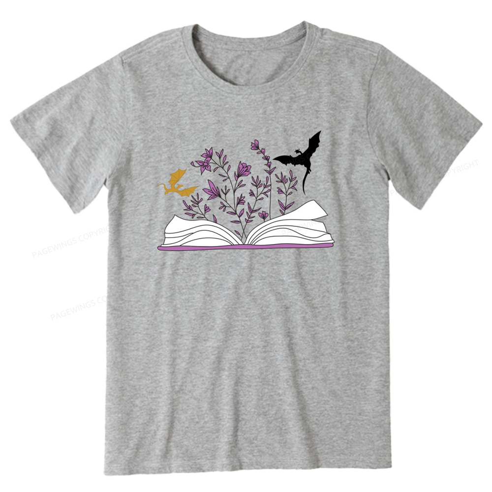 Pagewings The Flying Dragon In The Book Unisex Classic T-shirt