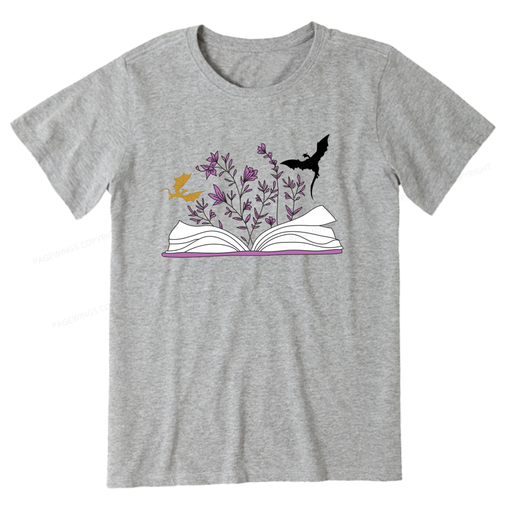 Pagewings The Flying Dragon In The Book Unisex Classic T-shirt