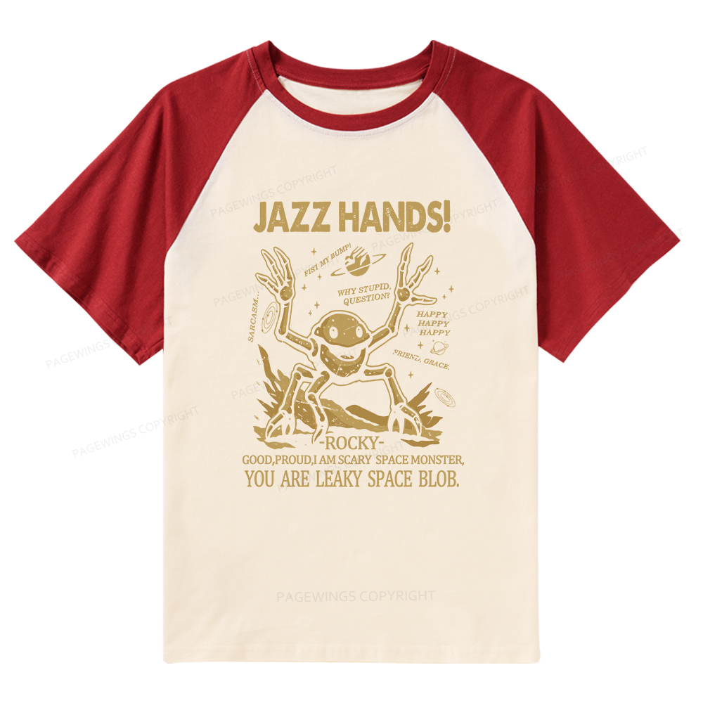 Pagewings Science Fiction Nerd Raglan T-shirt