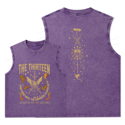Pagewings Until The Darkness Claims Us Unisex Washed Tank Top