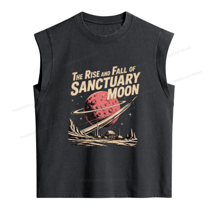 Pagewings Sci Fi Book Lover Women's Washed Tank Top