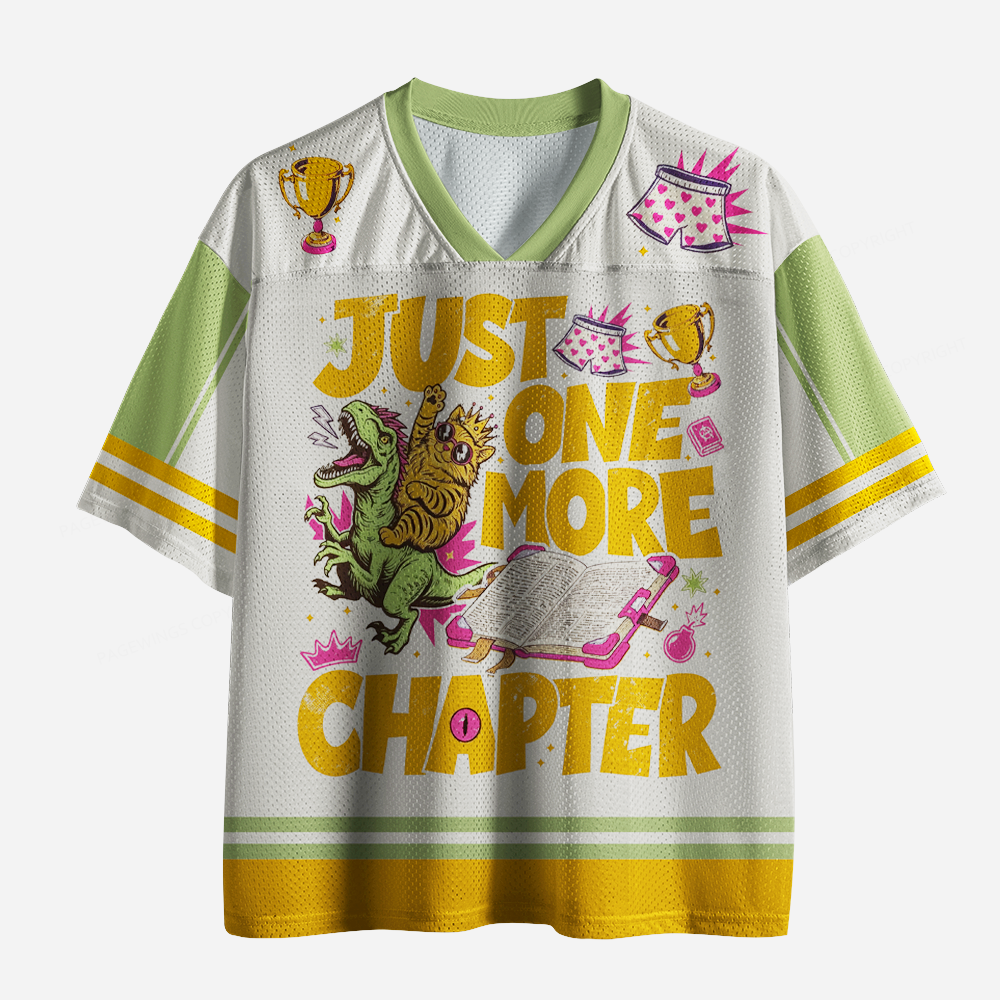 Pagewings Sci Fi Book Lover Unisex Mesh Jersey