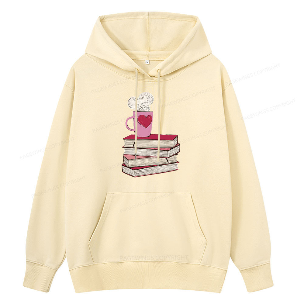 Pagewing Valentine's Day Gift for the Book Lover Unisex Classic Hoodie