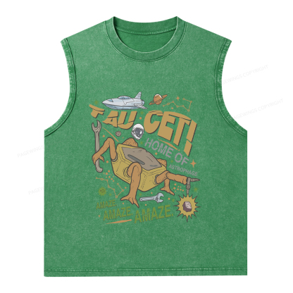 Pagewings Rocky Bookish Unisex Washed Tank Top